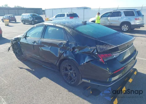 2025 Hyundai Elantra N Line z USA, uszkodzony, nr VIN KMHLR4DF8SU936559